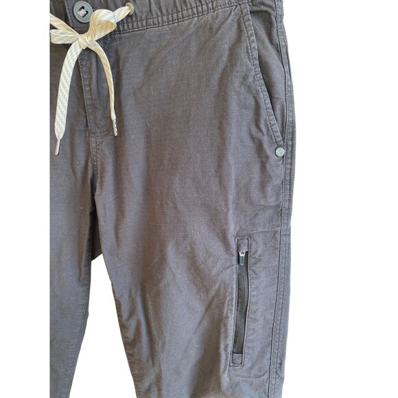 Vuori Pants Women S Ripstop Organic Cotton Stretch Pockets Gray Charcoal Hiking - Picture 10 of 13